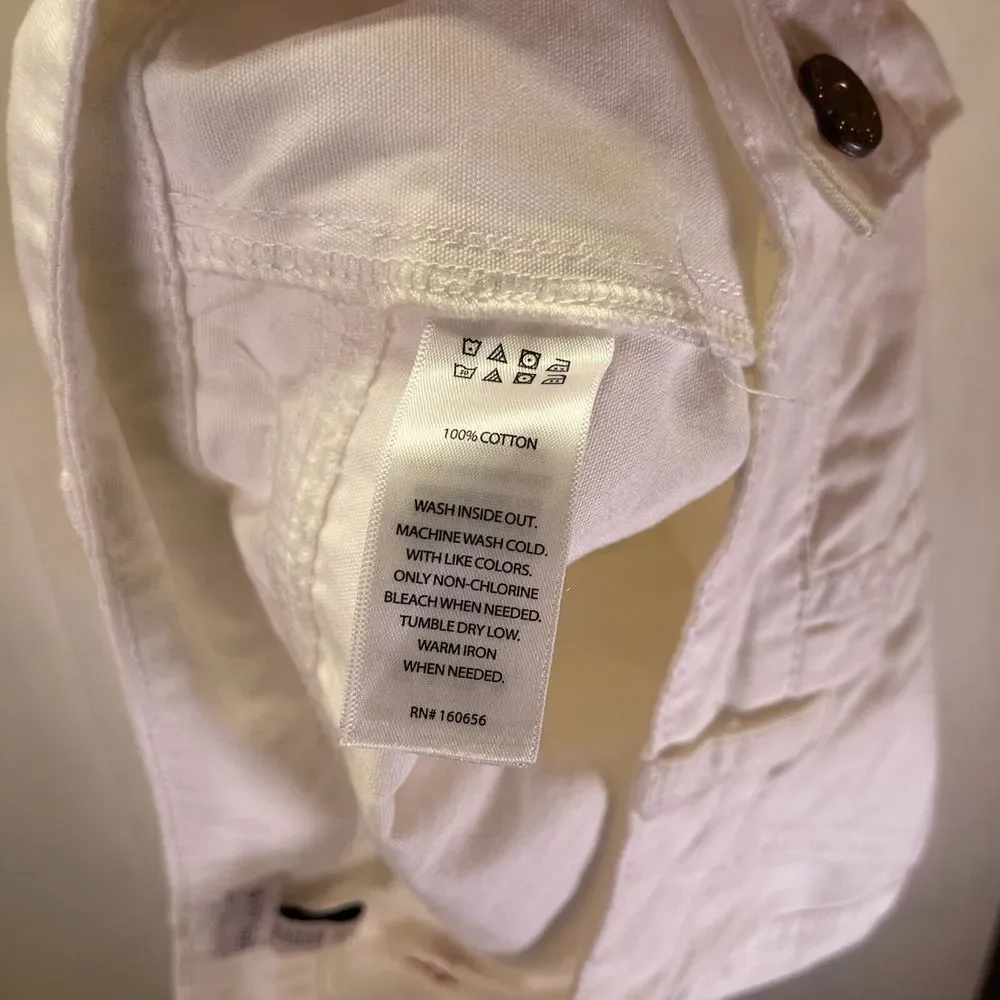 New Size 9 Woman's Sincerely Jules White‎ Jeans waist 31 inches Preppy Academia